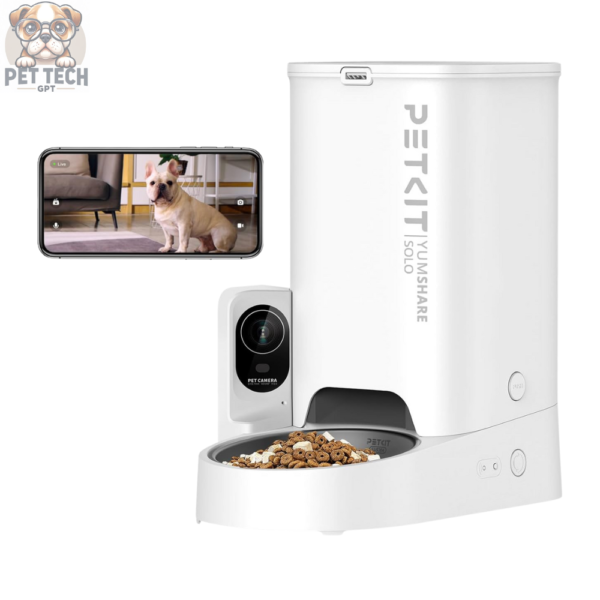 PETKIT Smart Automatic Pet Feeder with 1080P HD Camera & Night Vision, WiFi Control, 2-Way Audio, for Cats & Dogs