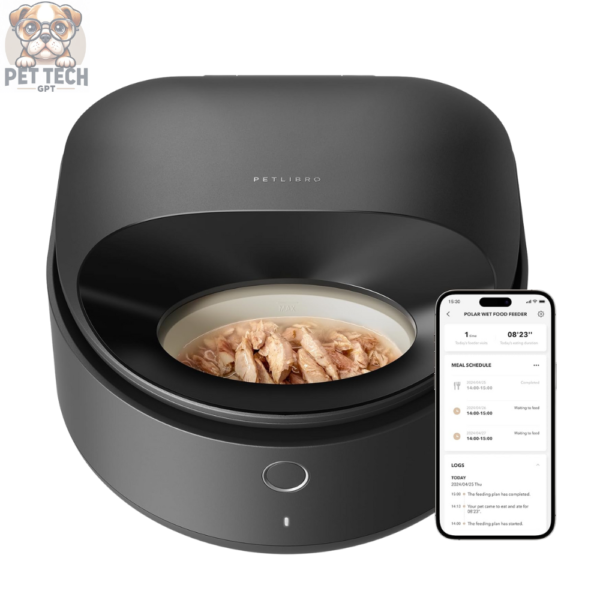 PETLIBRO Smart Refrigerated Automatic Cat Feeder - Wet Food Dispenser with App Control, 3 Days Freshness, WiFi Timed Feeder for Cats and Dogs